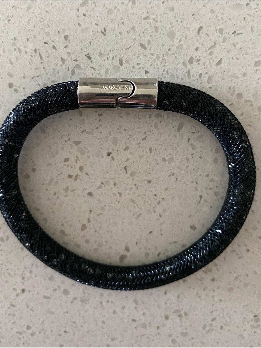 Swarovski Black Crystal Mesh Bracelet